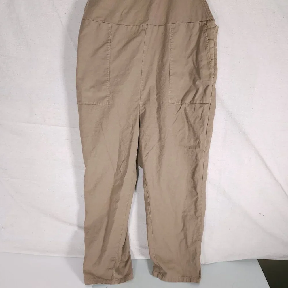 Eileen Fisher Womens Organic Cotton Hemp Overalls XL Utility Minimalist - Picture 9 of 16